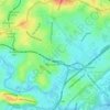 Marrickville topographic map, elevation, terrain