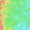 Shibata topographic map, elevation, terrain