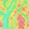 Biencourt topographic map, elevation, terrain