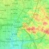 Jinjiang District topographic map, elevation, terrain