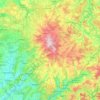 Vogelsberg topographic map, elevation, terrain