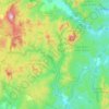 Yambulla topographic map, elevation, terrain