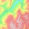 Socha topographic map, elevation, terrain