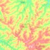 Bebedouro topographic map, elevation, terrain