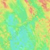 Joensuu topographic map, elevation, terrain