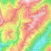 Réserve naturelle des Aiguilles rouges topographic map, elevation, terrain