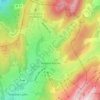 Habère-Poche topographic map, elevation, terrain