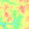 Jaicós topographic map, elevation, terrain