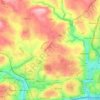 Rathcooney topographic map, elevation, terrain