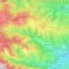 Mosset topographic map, elevation, terrain