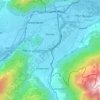 Matten bei Interlaken topographic map, elevation, terrain