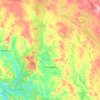 Sonkajärvi topographic map, elevation, terrain