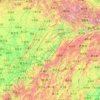Chongqing topographic map, elevation, terrain