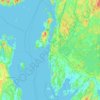 Moss topographic map, elevation, terrain