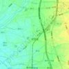 Kanding topographic map, elevation, terrain