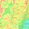 Guanshanhu topographic map, elevation, terrain