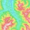 Tyrol topographic map, elevation, terrain
