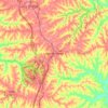 Williamstown topographic map, elevation, terrain