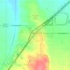 Hudson topographic map, elevation, terrain
