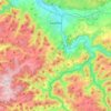 Saalfeld/Saale topographic map, elevation, terrain