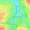 Toowoomba City topographic map, elevation, terrain