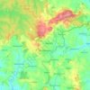 Ernstbrunn topographic map, elevation, terrain