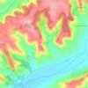 Montagudet topographic map, elevation, terrain