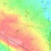 Melsonby topographic map, elevation, terrain