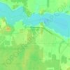 Powerview-Pine Falls topographic map, elevation, terrain