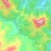 Ouro Fino de Baixo topographic map, elevation, terrain