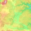 Lussan topographic map, elevation, terrain
