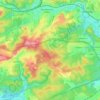 Neunkirchen topographic map, elevation, terrain