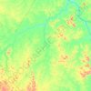 Vale do Paraíso topographic map, elevation, terrain