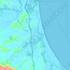 Simpsons Creek topographic map, elevation, terrain