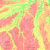 Riberalta topographic map, elevation, terrain