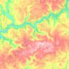 Heath Township topographic map, elevation, terrain