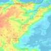 Great Oakley topographic map, elevation, terrain