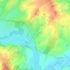 Montcourt topographic map, elevation, terrain