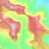 Upper Wilsons Creek topographic map, elevation, terrain