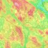 Timberlea topographic map, elevation, terrain
