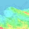 Monte Cristi topographic map, elevation, terrain