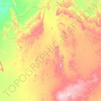In Amguel ⵄⵉⵏ ⴰⵎⴳⴻⵍ عين أمقل topographic map, elevation, terrain