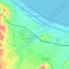 Misano Adriatico topographic map, elevation, terrain