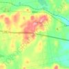 Etna topographic map, elevation, terrain