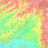 Communauté de communes du Quercy Caussadais topographic map, elevation, terrain