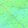 Can Tho City topographic map, elevation, terrain