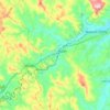 Azurita topographic map, elevation, terrain