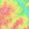 Mazeirat topographic map, elevation, terrain
