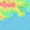 Chelsea Bay topographic map, elevation, terrain