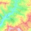 Jomsom topographic map, elevation, terrain